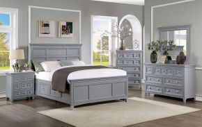 Furniture of America CM7413GY-F-BED Castlile - Full Bed - Gray