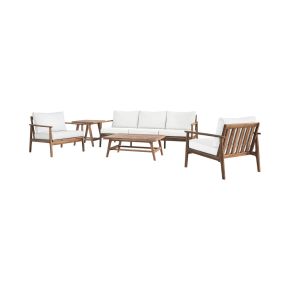 New Classic 60-G5587N-5S New Classic 60-G5587N-5S Ashton - 5 Piece Outdoor Set (Sofa & 2 Chairs & Coffee & End Table) - Nat