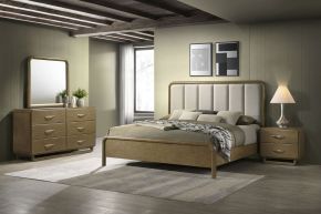 Coaster Fine Furniture 224271KE-S4 Amsbury - 4 Piece Eastern King Bedroom Set - Nutmeg