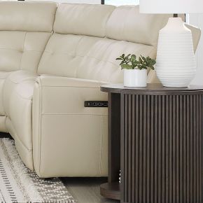 Liberty Furniture 7006ST-43RP Carrington - R Arm Recliner P3 & ZG - Baja Stone