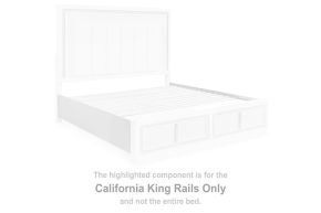 Signature Design by Ashley® B822-94 Chalanna - California King Rails - White