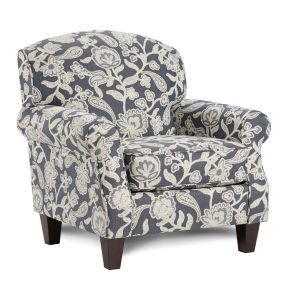Furniture of America SM8190-CH-FL Porthcawl - Accent Chair - Floral Multi