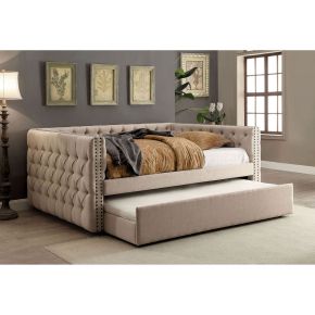 Furniture of America CM1028F-BED Suzanne - Full Daybed - Ivory