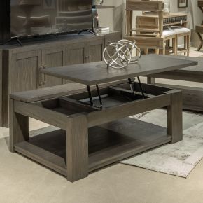 Liberty Furniture 201-OT1010 Lennox Hill - Lift Top Cocktail Table - Dark Brown