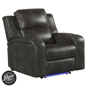 Intercon SE-RC-140DPR-SLT-C Intercon SE-RC-140DPR-SLT-C Silhouette - Dual-Power Recliner - Bolero Slate