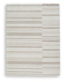 Signature Design by Ashley® R407642 Gadence - 5' x 7' Rug - Ivory / Tan