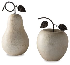 Ashley Furniture A2000381 Bidelia - Sculpture Set (Set of 2) - Antique White