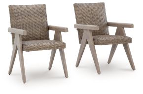 Ashley Furniture PCP690-601A Cliff Trails - Arm Chair (Set of 2) - Beige