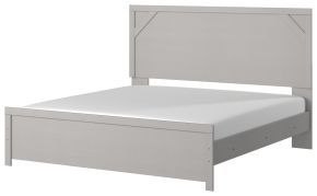 Signature Design by Ashley® B1192/72/97 Cottenburg - Light Gray / White - King Panel Bed