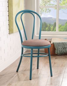 ACME 96814 Jakia - Side Chair (Set of 2) - Fabric & Teal