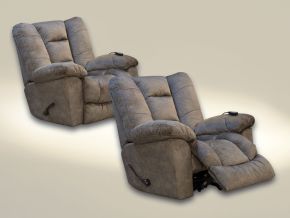 Catnapper 45132-1271/08 Manfred - Rocker Recliner With Heat & Massage - Ebony