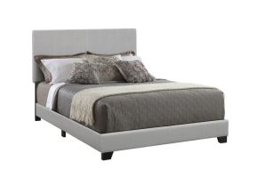 CoasterEveryday 300763F Dorian - Upholstered Full Panel Bed - Gray
