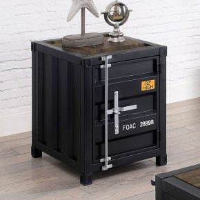 Furniture of America CM4789BK-E Dicargo - End Table - Black