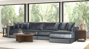 Jackson 2245/36/31/76-23 Jackson 2245/36/31/76-23 Remington - 4 Piece Modular Sectional (RSF Chaise) - Slate