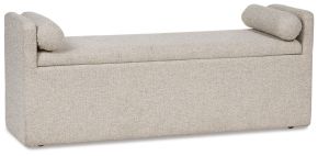 Signature Design by Ashley® D841-00 Galliden - Large Upholstered Dining Room Bench - Beige