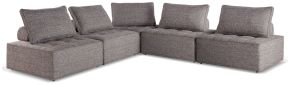 Signature Design by Ashley® P160P10 Bree Zee - 5-Piece Outdoor Modular Seating - Brown