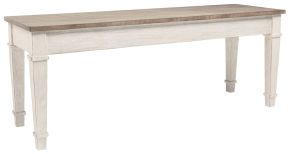 Signature Design by Ashley® D394-00 Skempton - Storage Bench - White