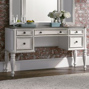Liberty Furniture 244-BR35 Magnolia Manor - Vanity Desk - White