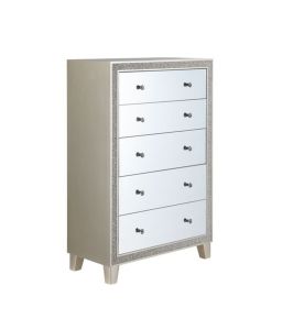 ACME BD00247 Sliverfluff - Chest - Mirrored & Champagne Finish