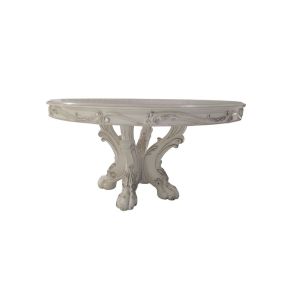 ACME DN01700 Dresden - Round Dining Table - Bone White