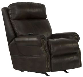 Catnapper 645402-1268/09-3068/09 Vito - Power Headrest Power Rocker Reclining With CR3 Heat / Massage / Lumbar - Cocoa