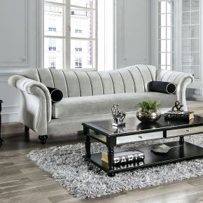 Furniture of America SM2227-SF Marvin - Sofa - Pewter
