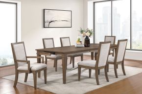 New Classic 40-D2114B-D6C New Classic 40-D2114B-D6C Mariana - Dining Table With 4 Chairs And 2 Arm Chairs - Vintage Mocha