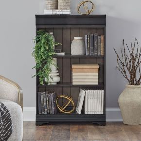 Liberty Furniture 532-HO3048 Meritage - 48" Bookcase - Aged Charcoal