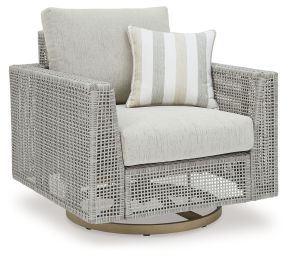 Ashley Furniture P798-821 Seton Creek - Swivel Lounge With Cushion - Gray