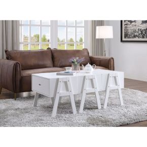ACME 84155 Lonny - Convertible Coffee Table - White