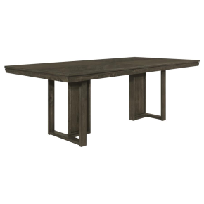 Coaster Fine Furniture 107961 Kelly - Rectangular Wood Dining Table - Dark Gray