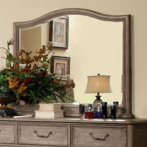 Furniture of America CM7611M Belgrade - Mirror - Rustic Natural