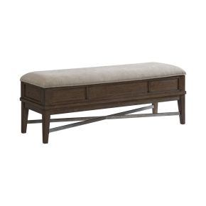 Intercon PN-BR-3552B-WVO-C Preston - Storage Bench - Weathered Vintage Oak