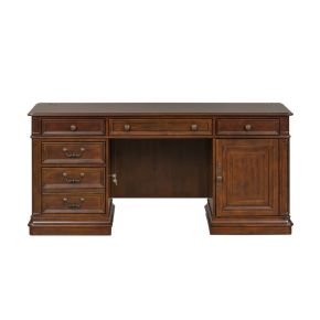 Liberty Furniture 273-HO120T Brayton Manor - Jr Executive Credenza Top - Dark Brown