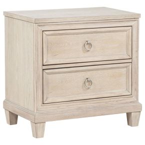 Coaster Fine Furniture 215922 Pembroke - 2-Drawer Nightstand Bedside Table - Washed Oak