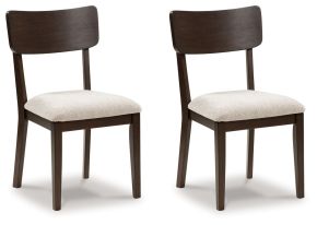 Signature Design by Ashley® PCD607-07 Mallenette - Dining Upholstered Side Chair (Set of 2) - Merlot