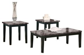 Signature Design by Ashley® T204-13 Maysville - Black - Occasional Table Set (Set of 3)