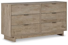 Signature Design by Ashley® EB2270-231 Oliah - Six Drawer Dresser - 31'' Height - Beige