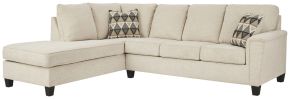 Millennium® by Ashley 83904/16/70 Abinger - Natural - Left Arm Facing Chaise With Sleeper Sectional