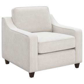 CoasterElevations 552063 Christine - Upholstered Sloped Arm Accent Chair - Beige