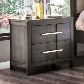 Furniture of America CM7580GY-N Berenice - Nightstand - Gray