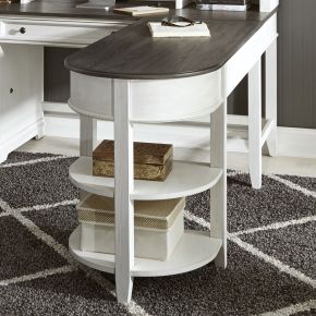 Liberty Furniture 417-HO111T Allyson Park - L Writing Desk Top - White