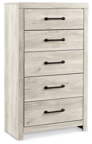 Signature Design by Ashley® B192-46 Cambeck - Five Drawer Chest - Whitewash