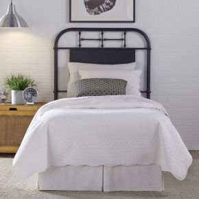 Liberty Furniture 179-BR11H-B Vintage Series - Twin Metal Headboard - Black