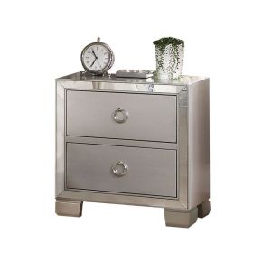 ACME 24843 Voeville II - Nightstand - Platinum