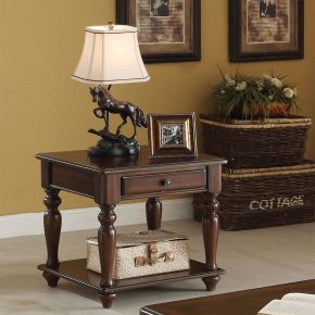 ACME 82746 Farrel - End Table - Walnut