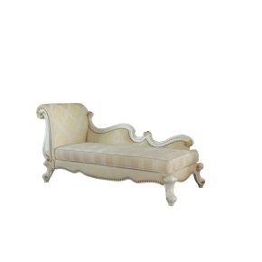 ACME 96910 Picardy - Chaise - Antique Pearl & Fabric