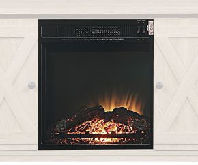 ACME 90649 Acme - Fireplace - Black