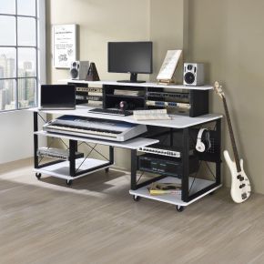 ACME OF00995 ACME OF00995 Megara - Music Desk - White & Black