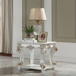 ACME LV01527 Vendome - End Table - Antique Pearl